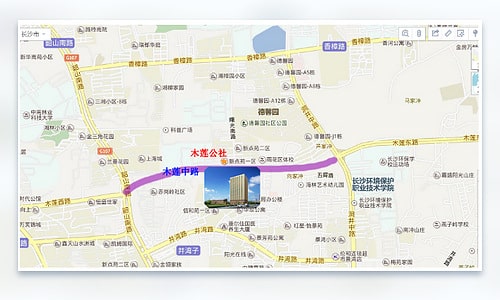 SCICOOLING Changsha office geographic information map with location marker