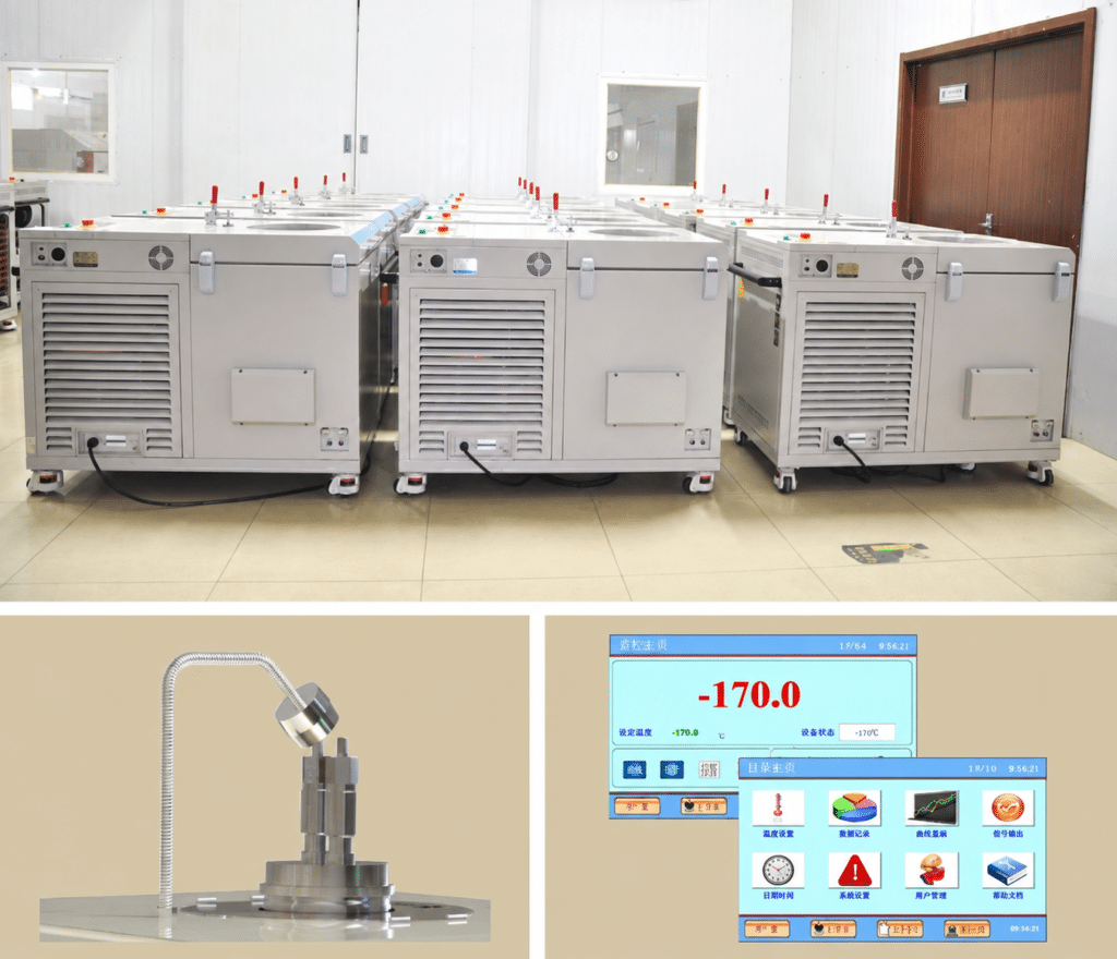 SCICOOLING -170°C ultra low temperature cryogenic test chamber with temperature control system