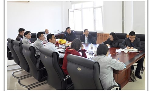 Government officials visiting SCICOOLING for business discussion and inspection