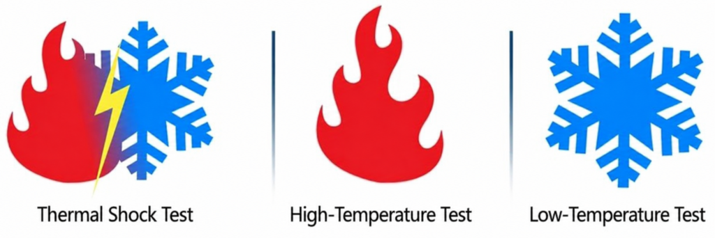 SCICOOLING CTS Series thermal shock test chamber functions for high-temperature, low-temperature, and temperature impact testing.