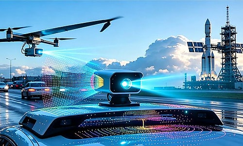 LiDAR applications in a car drone and rocket with environmental test chambers