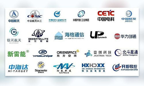 Logos of SCI commercial aerospace customers and partners