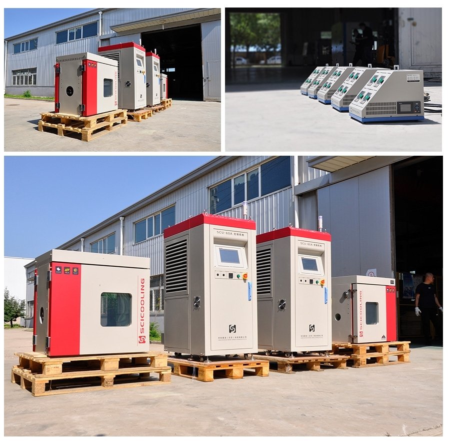 SCICOOLING -80°C and -100°C ultra low temperature equipment prepared for delivery