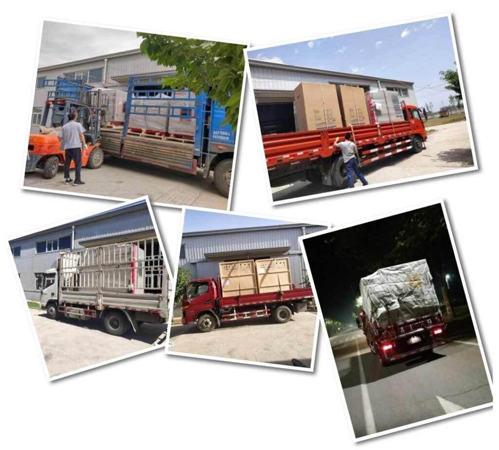 SCICOOLING environmental test equipment being loaded and transported to customer sites