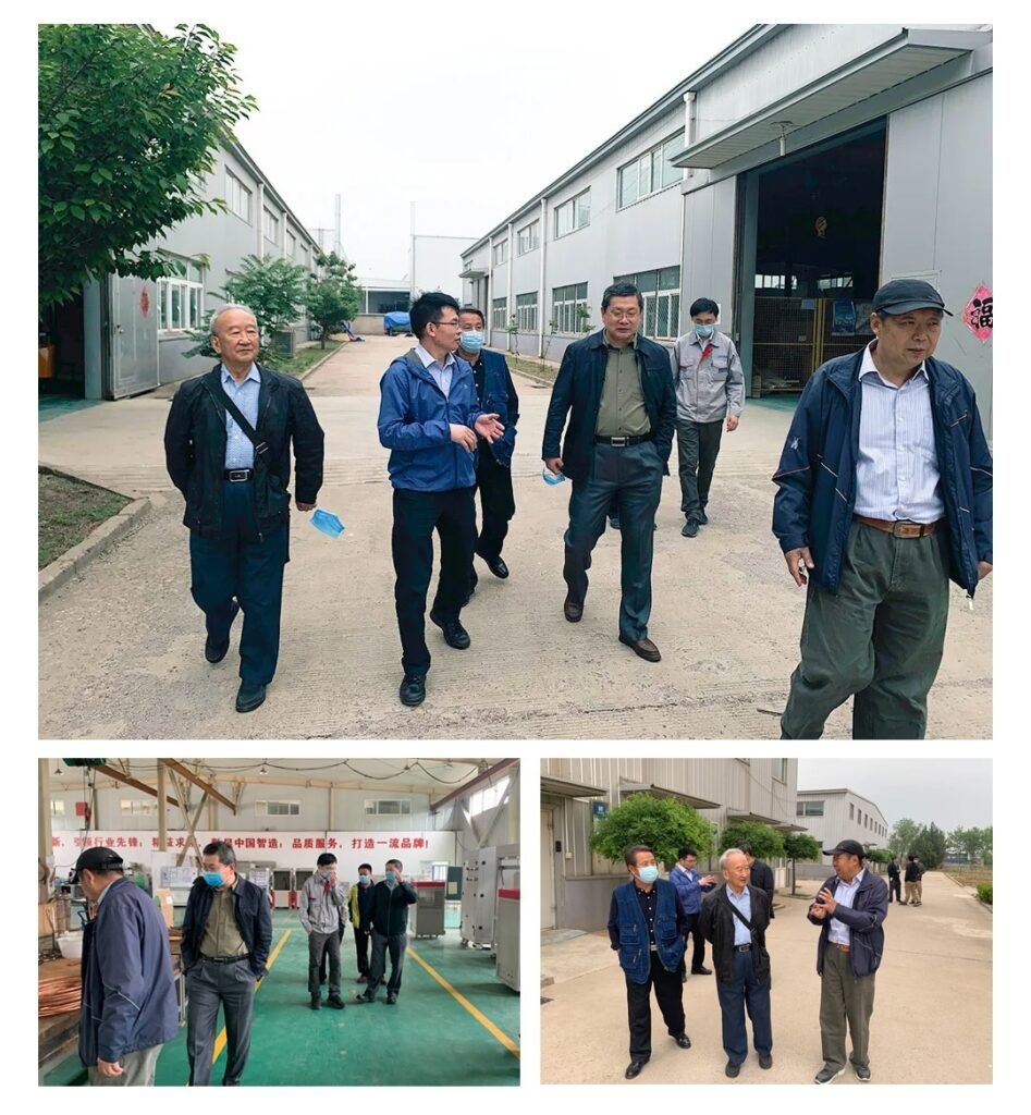 SCICOOLING expert group visiting the manufacturing workshop and inspecting production operations