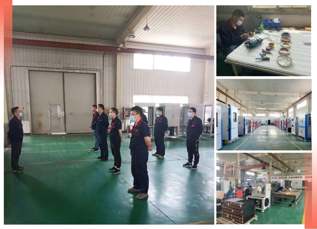 SCICOOLING after-sales engineers providing equipment installation and commissioning support