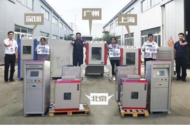SCICOOLING high and low temperature test chambers ready for delivery to customers across China
