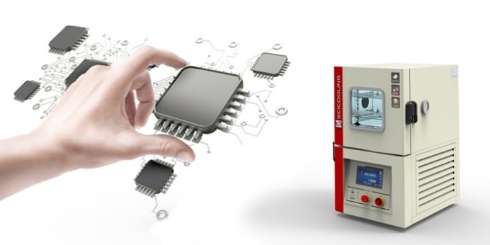 SCICOOLING thermal shock test chamber for semiconductor and electronic component reliability testing