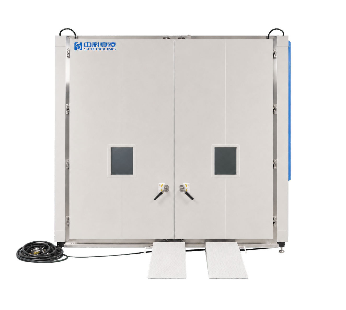 CWK-C large double-door walk-in test chamber by SCICOOLING on a transparent background