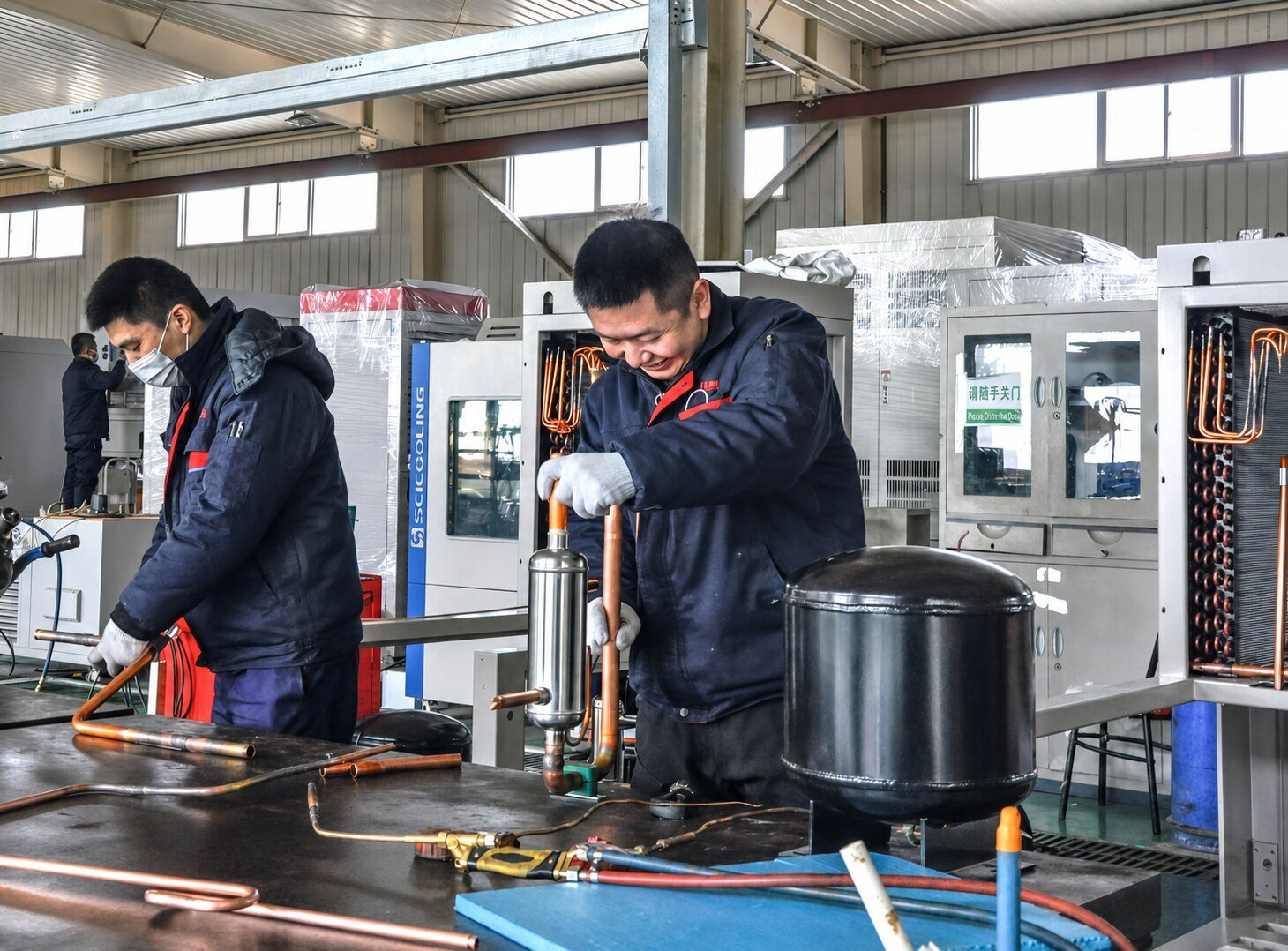 SCI refrigeration circuit assembly
