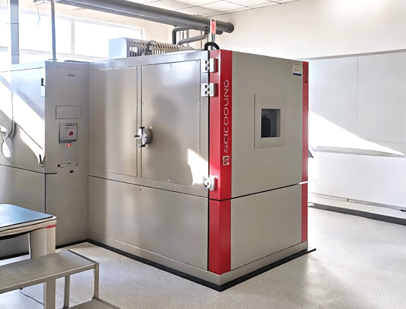 SCICOOLING ultra-low temperature test chamber replacing liquid nitrogen cooling technology.