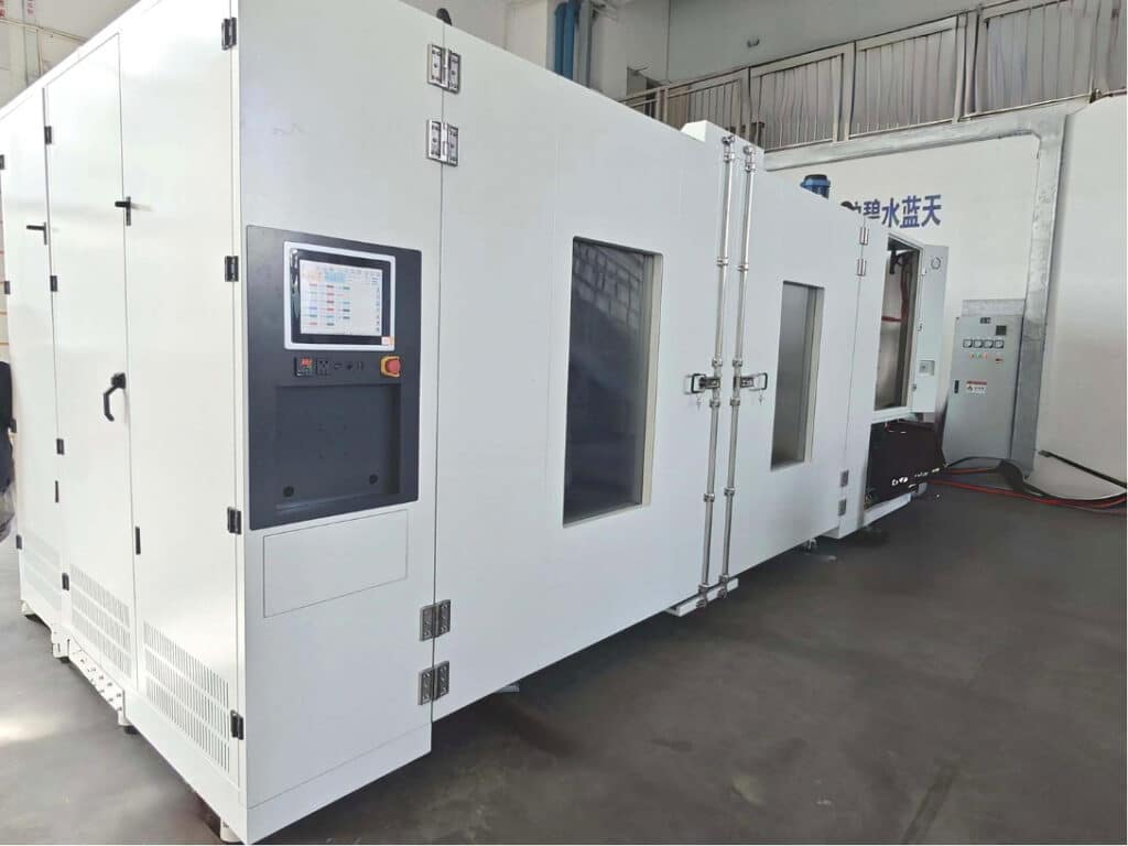 Large walk-in environmental chamber used for LED display testing