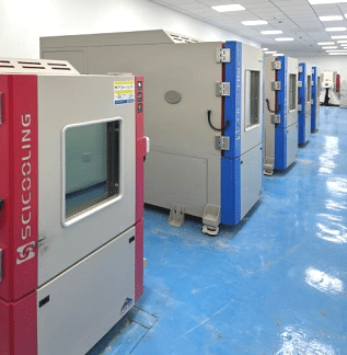 SCI temperature and humidity chambers installed with vibration-isolation platforms