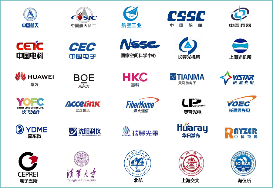Logos of LiDAR and intelligent driving companies served by SCICOOLING