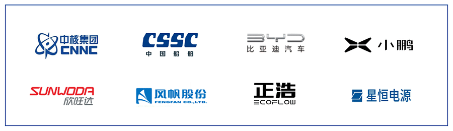Logos of new energy and electric vehicle customers served by SCICOOLING