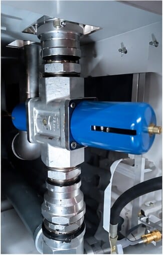 Motorized flow control inside an SCI environmental test chamber