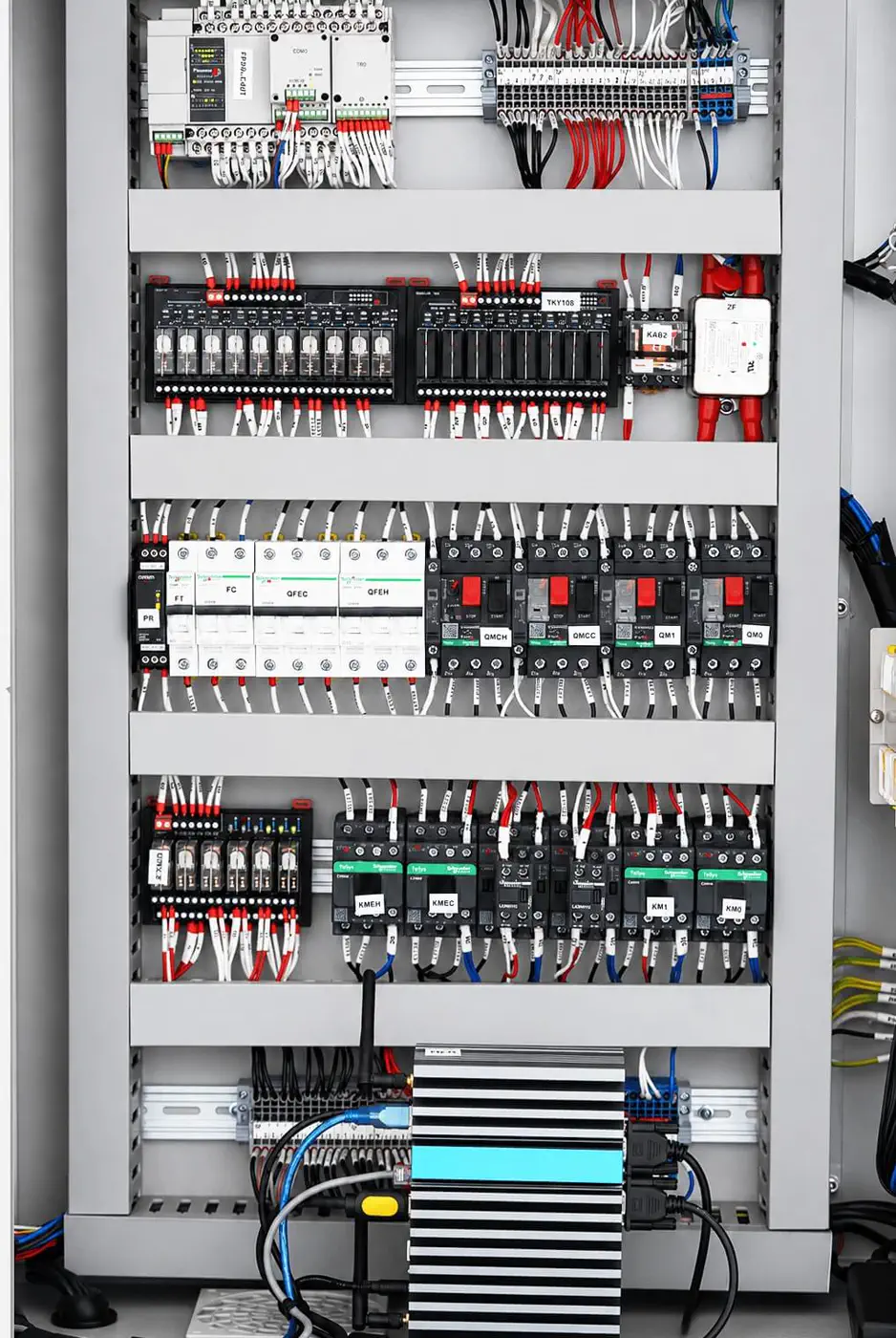 Thermal shock electrical cabinet inspection view